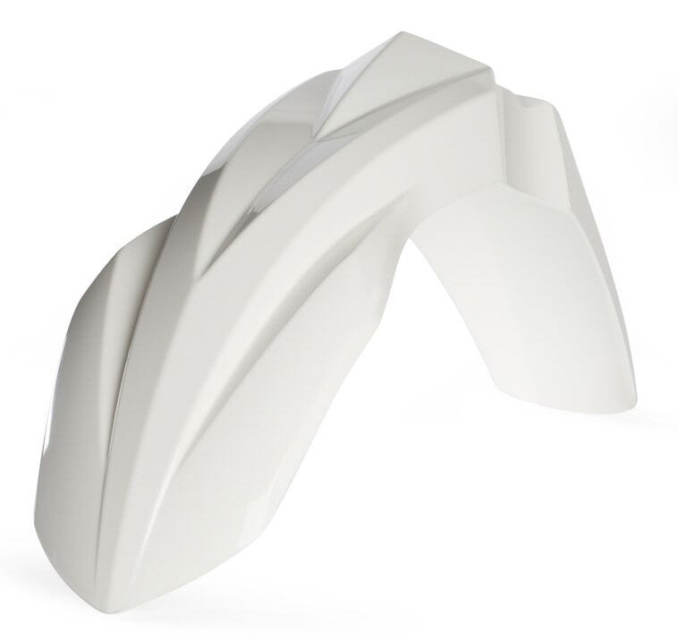 ACERBIS FRONT FENDER WHITE 2449500002-atv motorcycle utv parts accessories gear helmets jackets gloves pantsAll Terrain Depot