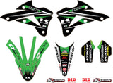 D'COR 2014 MONSTER ENERGY KAWASAKI TEAM GREEN GRAPHICS/TRIM KIT 10-20-514