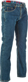 FLY RACING RESISTANCE JEANS OXFORD BLUE SZ 38 TALL #6049 478-304~38TALL