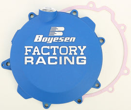BOYESEN FACTORY RACING CLUTCH COVER BLUE CC-42CL