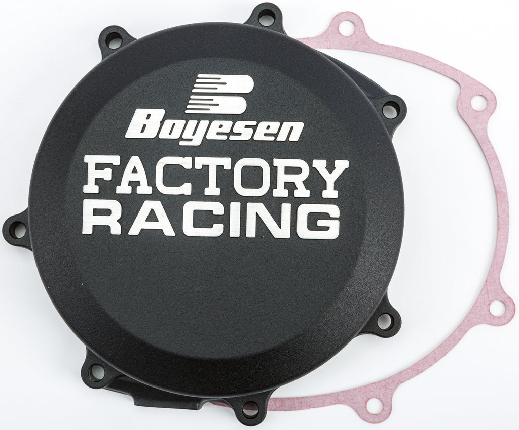 BOYESEN FACTORY RACING CLUTCH COVER BLACK CC-37AB