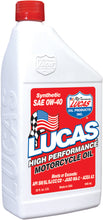 Load image into Gallery viewer, LUCAS SYNTHETIC HIGH PERFORMANCE OIL 10W-30 1QT 10708