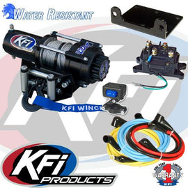 Polaris Sportsman ETX 2015-16 Winch and Mount Kit KFI A2500-atv motorcycle utv parts accessories gear helmets jackets gloves pantsAll Terrain Depot