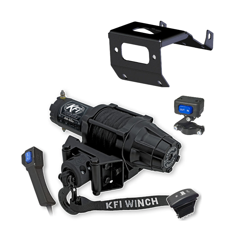 2022-2023 Honda Rancher TRX420 TM AS-50x Assault 5000 lb Winch kit by KFI
