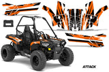 ORV Decal Graphics Kit ATV Wrap For Polaris Sportsman ACE 150 2017-2018 ATTACK ORANGE