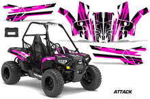 Load image into Gallery viewer, ORV Decal Graphics Kit ATV Wrap For Polaris Sportsman ACE 150 2017-2018 ATTACK PINK-atv motorcycle utv parts accessories gear helmets jackets gloves pantsAll Terrain Depot