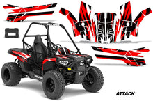 Load image into Gallery viewer, ORV Decal Graphics Kit ATV Wrap For Polaris Sportsman ACE 150 2017-2018 ATTACK RED-atv motorcycle utv parts accessories gear helmets jackets gloves pantsAll Terrain Depot