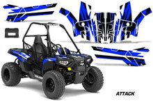 Load image into Gallery viewer, ORV Decal Graphics Kit ATV Wrap For Polaris Sportsman ACE 150 2017-2018 ATTACK BLUE-atv motorcycle utv parts accessories gear helmets jackets gloves pantsAll Terrain Depot