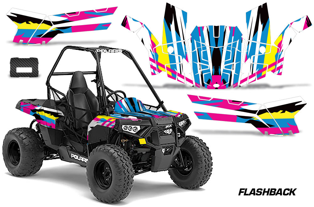 ORV Decal Graphics Kit ATV Wrap For Polaris Sportsman ACE 150 2017-2018 FLASHBACK-atv motorcycle utv parts accessories gear helmets jackets gloves pantsAll Terrain Depot