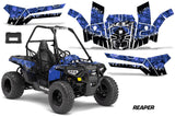 ORV Decal Graphics Kit ATV Wrap For Polaris Sportsman ACE 150 2017-2018 REAPER BLUE