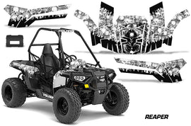 ORV Decal Graphics Kit ATV Wrap For Polaris Sportsman ACE 150 2017-2018 REAPER WHITE-atv motorcycle utv parts accessories gear helmets jackets gloves pantsAll Terrain Depot