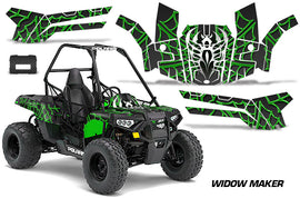 ORV Decal Graphics Kit ATV Wrap For Polaris Sportsman ACE 150 2017-2018 WIDOW GREEN BLACK-atv motorcycle utv parts accessories gear helmets jackets gloves pantsAll Terrain Depot
