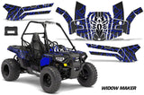 ORV Decal Graphics Kit ATV Wrap For Polaris Sportsman ACE 150 2017-2018 WIDOW BLUE BLACK