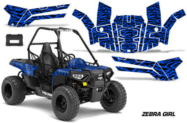 ORV Decal Graphics Kit ATV Wrap For Polaris Sportsman ACE 150 2017-2018 ZEBRA BLUE-atv motorcycle utv parts accessories gear helmets jackets gloves pantsAll Terrain Depot