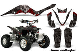 ATV Graphics Kit Decal Sticker Wrap For Apex Pro Shark 70/90 2006-2009 BONES BLACK