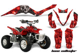 ATV Graphics Kit Decal Sticker Wrap For Apex Pro Shark 70/90 2006-2009 BONES RED