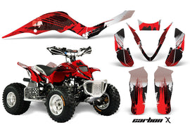 ATV Graphics Kit Decal Sticker Wrap For Apex Pro Shark 70/90 2006-2009 CARBONX RED-atv motorcycle utv parts accessories gear helmets jackets gloves pantsAll Terrain Depot