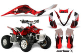 ATV Graphics Kit Decal Sticker Wrap For Apex Pro Shark 70/90 2006-2009 CARBONX RED