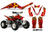 ATV Graphics Kit Decal Sticker Wrap For Apex Pro Shark 70/90 2006-2009 MELTDOWN YELLOW RED