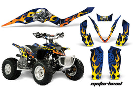 ATV Graphics Kit Decal Sticker Wrap For Apex Pro Shark 70/90 2006-2009 MOTORHEAD BLUE-atv motorcycle utv parts accessories gear helmets jackets gloves pantsAll Terrain Depot