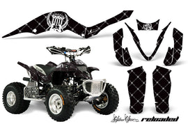 ATV Graphics Kit Decal Sticker Wrap For Apex Pro Shark 70/90 2006-2009 RELOADED WHITE BLACK-atv motorcycle utv parts accessories gear helmets jackets gloves pantsAll Terrain Depot
