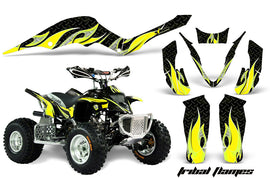 ATV Graphics Kit Decal Sticker Wrap For Apex Pro Shark 70/90 2006-2009 TRIBAL YELLOW BLACK-atv motorcycle utv parts accessories gear helmets jackets gloves pantsAll Terrain Depot
