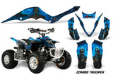 ATV Graphics Kit Decal Sticker Wrap For Apex Pro Shark 70/90 2006-2009 ZOMBIE BLUE