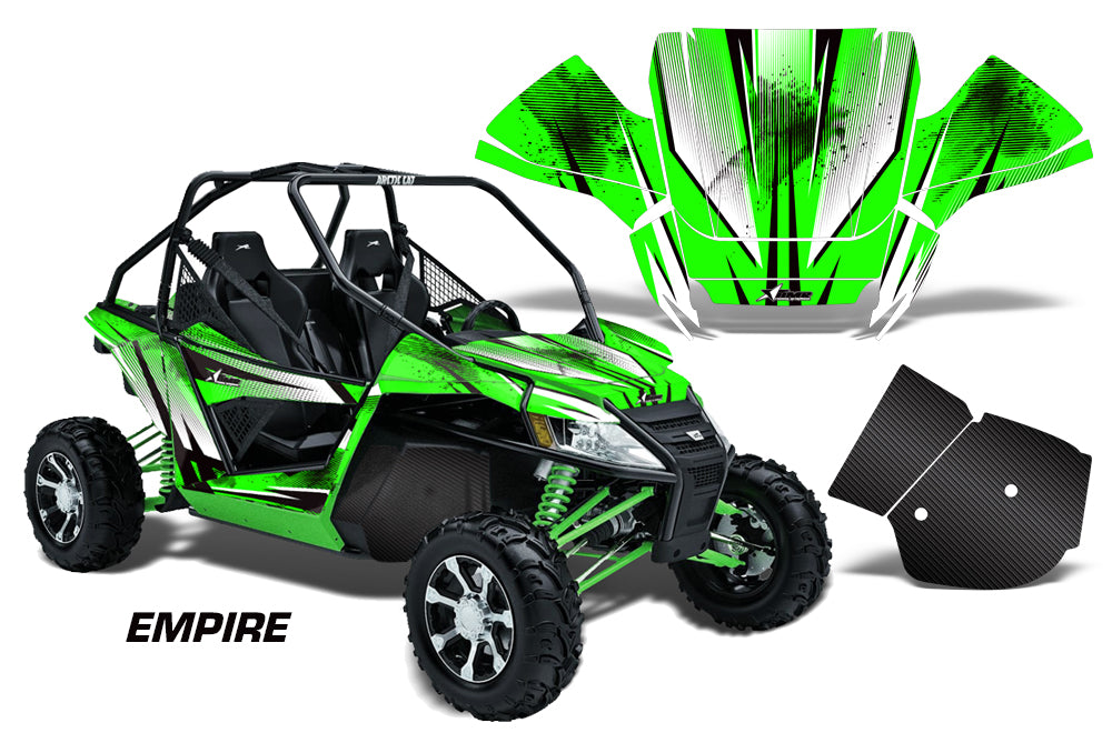 UTV Graphics Kit Decal Sticker Wrap For Arctic Cat Wildcat EPS 2012-2016 EMPIRE GREEN-atv motorcycle utv parts accessories gear helmets jackets gloves pantsAll Terrain Depot