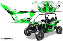 Load image into Gallery viewer, Graphics Kit Decal Wrap For Arctic Cat Wildcat Sport XT 700 2015-2016 CARBONX GREEN-atv motorcycle utv parts accessories gear helmets jackets gloves pantsAll Terrain Depot