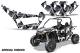Graphics Kit Decal Wrap For Arctic Cat Wildcat Sport XT 700 2015-2016 SPECIAL FORCES WHITE
