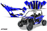 Graphics Kit Decal Wrap For Arctic Cat Wildcat Sport XT 700 2015-2016 ATTACK BLUE