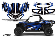 Load image into Gallery viewer, UTV Graphics Kit Decal Sticker Wrap For Textron Wildcat XX 2018+ ATTACK BLUE-atv motorcycle utv parts accessories gear helmets jackets gloves pantsAll Terrain Depot