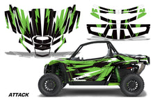 Load image into Gallery viewer, UTV Graphics Kit Decal Sticker Wrap For Textron Wildcat XX 2018+ ATTACK GREEN-atv motorcycle utv parts accessories gear helmets jackets gloves pantsAll Terrain Depot