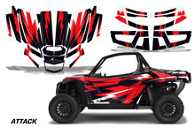 Load image into Gallery viewer, UTV Graphics Kit Decal Sticker Wrap For Textron Wildcat XX 2018+ ATTACK RED-atv motorcycle utv parts accessories gear helmets jackets gloves pantsAll Terrain Depot