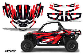 UTV Graphics Kit Decal Sticker Wrap For Textron Wildcat XX 2018+ ATTACK RED-atv motorcycle utv parts accessories gear helmets jackets gloves pantsAll Terrain Depot