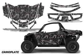 UTV Graphics Kit Decal Sticker Wrap For Textron Wildcat XX 2018+ CAMOPLATE BLACK-atv motorcycle utv parts accessories gear helmets jackets gloves pantsAll Terrain Depot