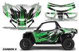 UTV Graphics Kit Decal Sticker Wrap For Textron Wildcat XX 2018+ CARBONX GREEN
