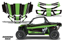 Load image into Gallery viewer, UTV Graphics Kit Decal Sticker Wrap For Textron Wildcat XX 2018+ DIAMOND RACE GREEN BLACK-atv motorcycle utv parts accessories gear helmets jackets gloves pantsAll Terrain Depot