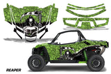 UTV Graphics Kit Decal Sticker Wrap For Textron Wildcat XX 2018+ REAPER GREEN