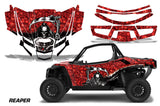 UTV Graphics Kit Decal Sticker Wrap For Textron Wildcat XX 2018+ REAPER RED