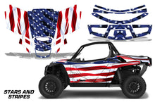 Load image into Gallery viewer, UTV Graphics Kit Decal Sticker Wrap For Textron Wildcat XX 2018+ USA FLAG-atv motorcycle utv parts accessories gear helmets jackets gloves pantsAll Terrain Depot