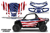 UTV Graphics Kit Decal Sticker Wrap For Textron Wildcat XX 2018+ USA FLAG
