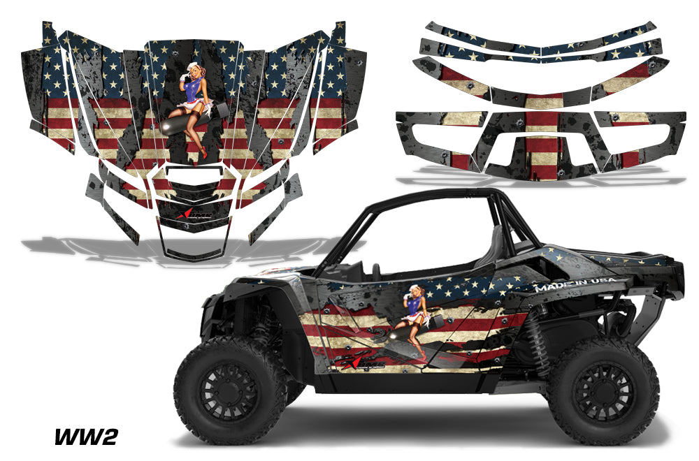 UTV Graphics Kit Decal Sticker Wrap For Textron Wildcat XX 2018+ WW2 BOMBER-atv motorcycle utv parts accessories gear helmets jackets gloves pantsAll Terrain Depot