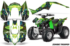 ATV Decal Graphic Kit Wrap For Arctic Cat DVX50 DVX90 Quad 2008-2017 ZOMBIE GREEN-atv motorcycle utv parts accessories gear helmets jackets gloves pantsAll Terrain Depot