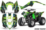 ATV Decal Graphic Kit Wrap For Arctic Cat DVX50 DVX90 Quad 2008-2017 ZOMBIE GREEN