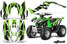 ATV Decal Graphic Kit Wrap For Arctic Cat DVX50 DVX90 Quad 2008-2017 ATTACK GREEN-atv motorcycle utv parts accessories gear helmets jackets gloves pantsAll Terrain Depot