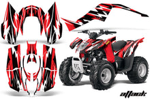 Load image into Gallery viewer, ATV Decal Graphic Kit Wrap For Arctic Cat DVX50 DVX90 Quad 2008-2017 ATTACK RED-atv motorcycle utv parts accessories gear helmets jackets gloves pantsAll Terrain Depot