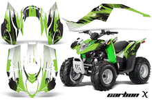 Load image into Gallery viewer, ATV Decal Graphic Kit Wrap For Arctic Cat DVX50 DVX90 Quad 2008-2017 CARBONX GREEN-atv motorcycle utv parts accessories gear helmets jackets gloves pantsAll Terrain Depot