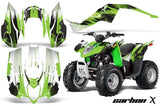 ATV Decal Graphic Kit Wrap For Arctic Cat DVX50 DVX90 Quad 2008-2017 CARBONX GREEN