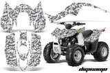 ATV Decal Graphic Kit Wrap For Arctic Cat DVX50 DVX90 Quad 2008-2017 DIGICAMO WHITE